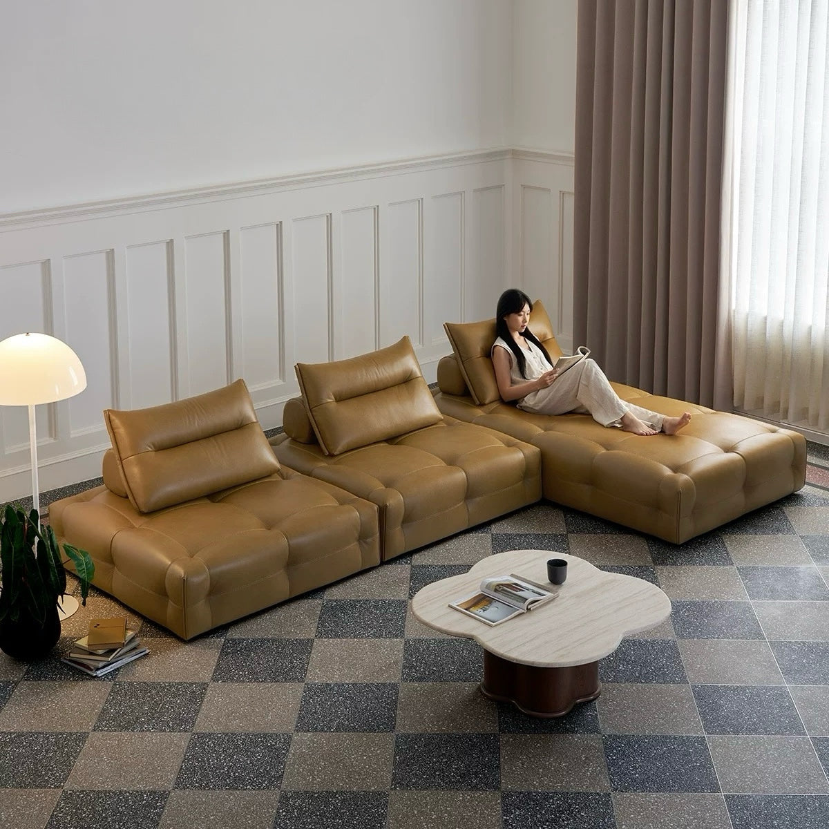 Polar Modular Sofa - Wax Leather