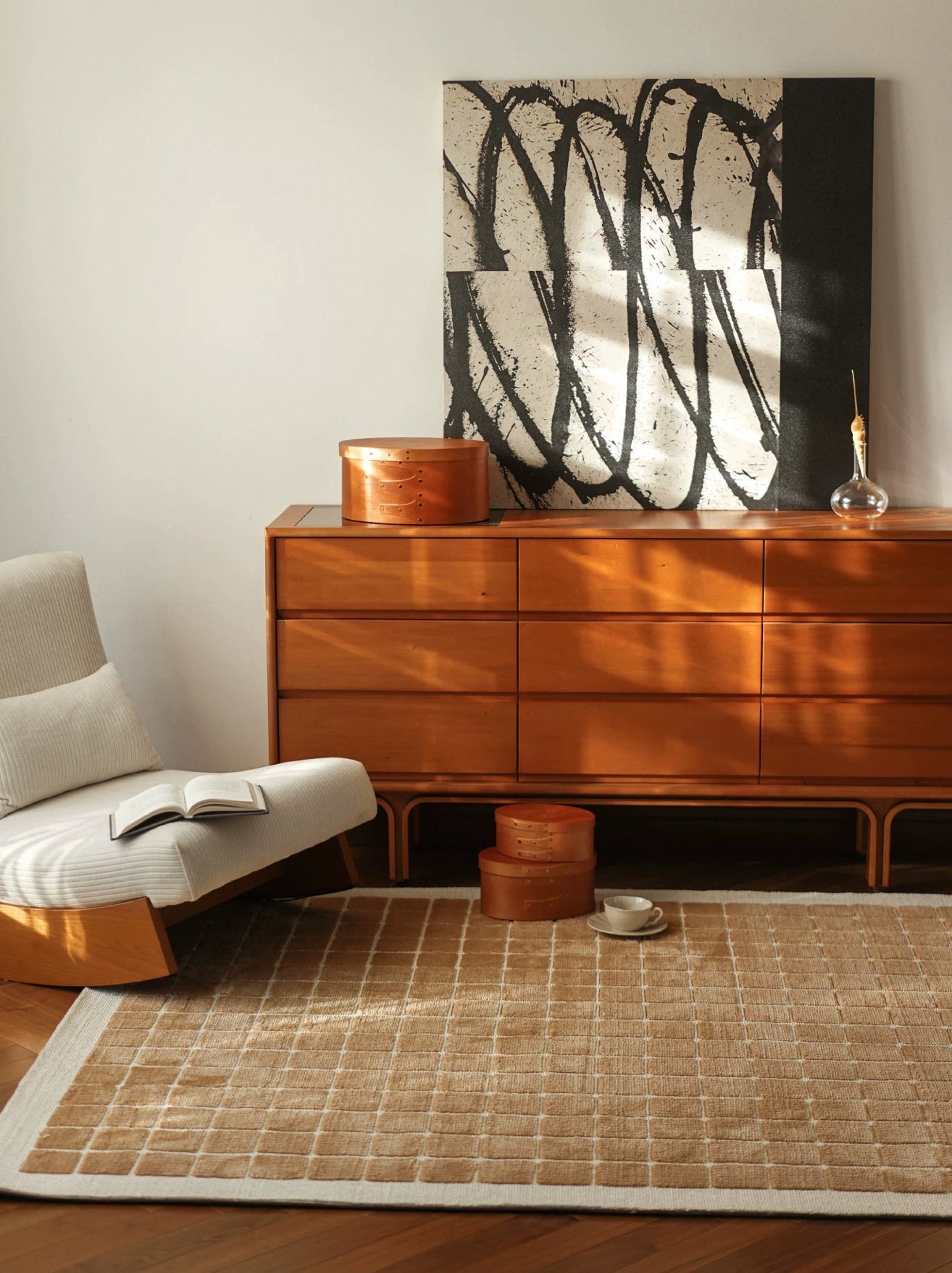 Caramel Cubes Rug - Verra Living