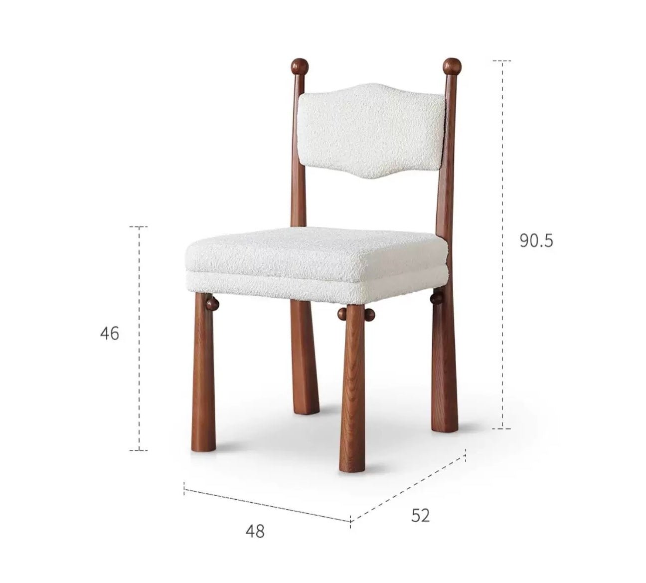 White Lexa Chair - Verra Living